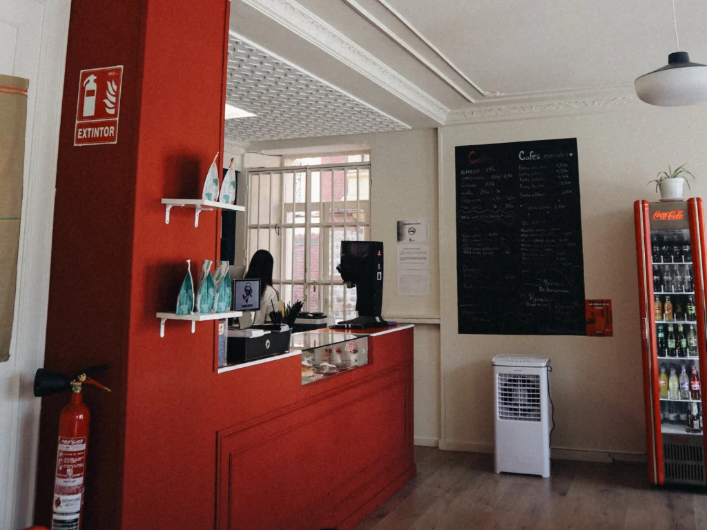 Detalle de la barra de Funky Coffee